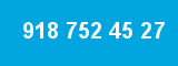 918 752 45 27 918 752 45 27